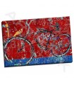 Red Graffiti Bike - Thetford, Daryl